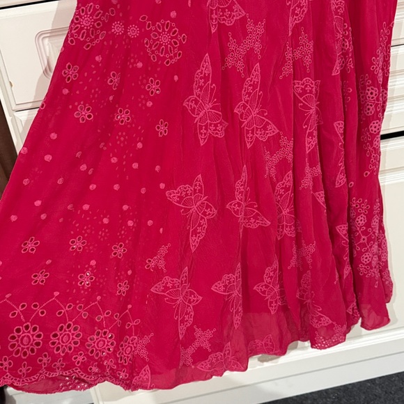 Johnny Was butterfly embroidered tunic top - Picture 3 of 8